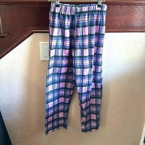 Brooklyn Cloth Girls 14/16 Punk & Purple Plaid Pajama Comfy Loungewear Pajamas